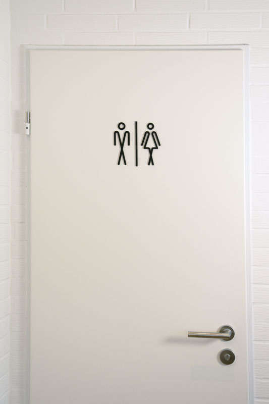Toilettenschild | WC Schild